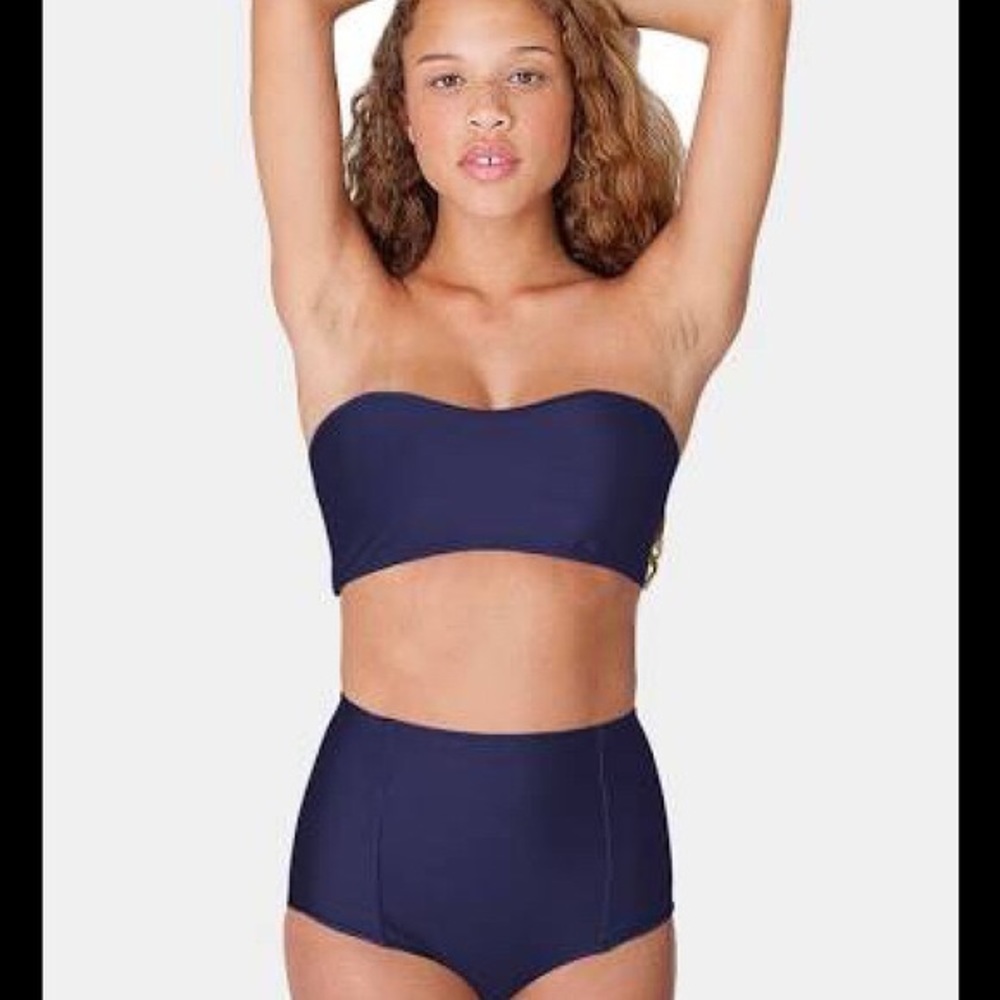 NWT American apparel high waisted swim bottoms